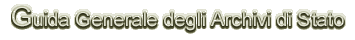 Guida generale degli Archivi di Stato